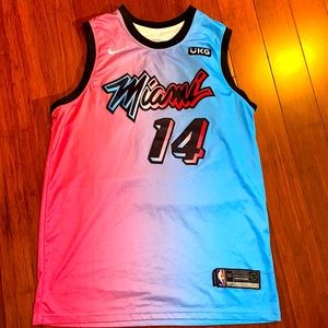 Miami Heat- Miami vice style basketball jersey
